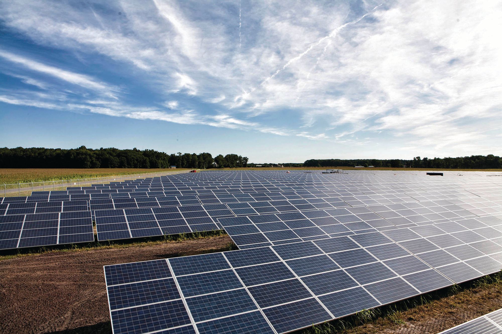 A new solar farm near Greenwood is one of a slew of projects planned